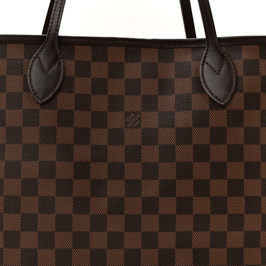 Damier Ebene Neo Neverfull MM Rose Ballerine