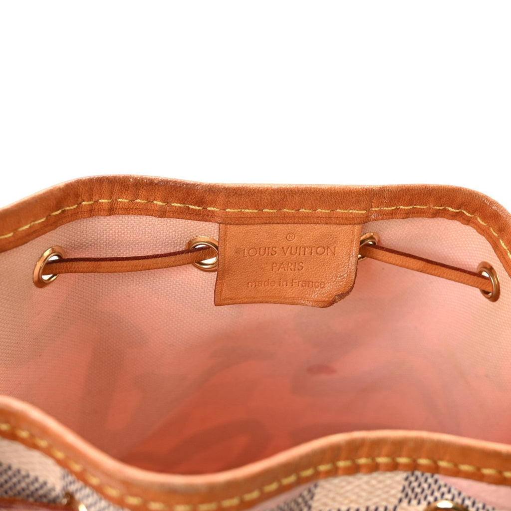 Damier Azur Tahitienne Nano Noe Rose Ballerine