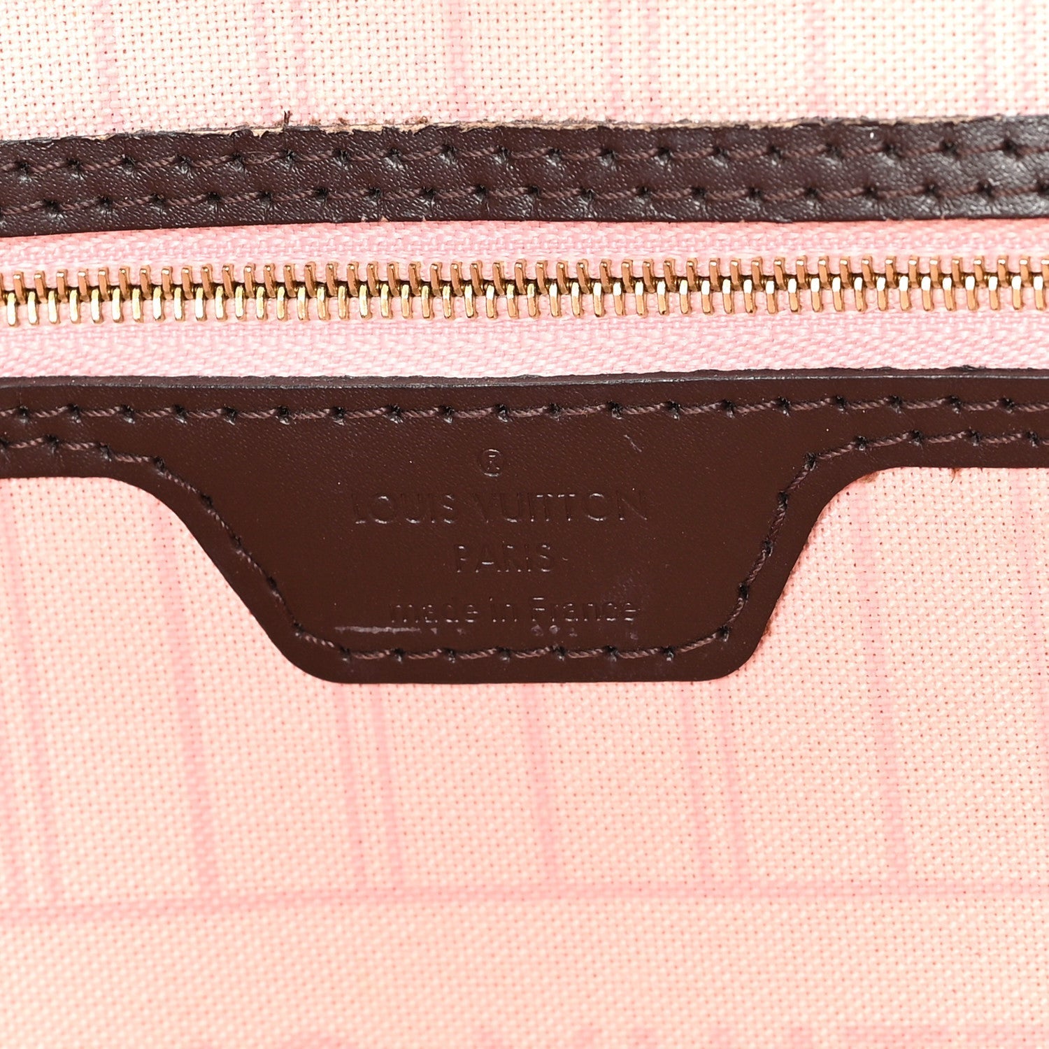 Damier Ebene Neo Neverfull MM Rose Ballerine