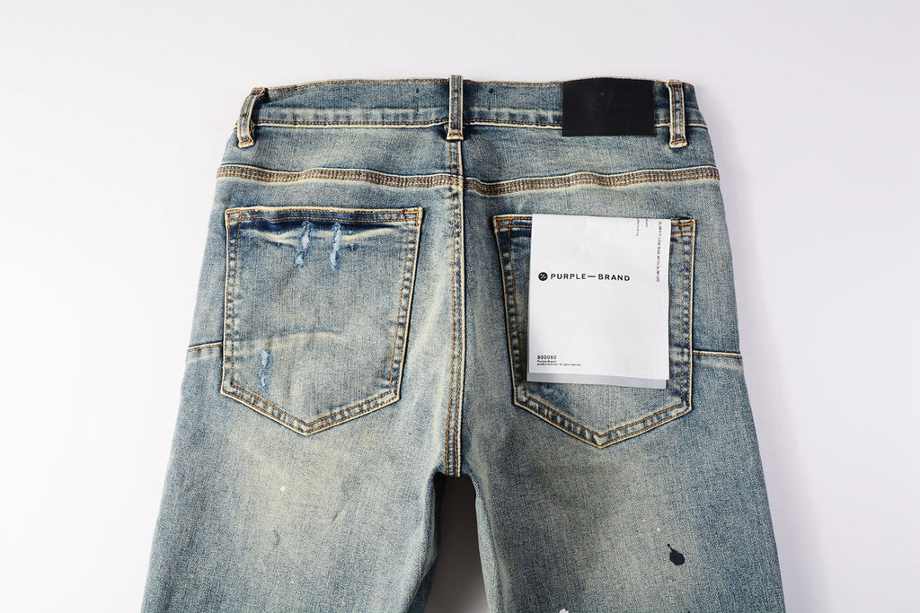 Men's Purple Jeans 9050-1