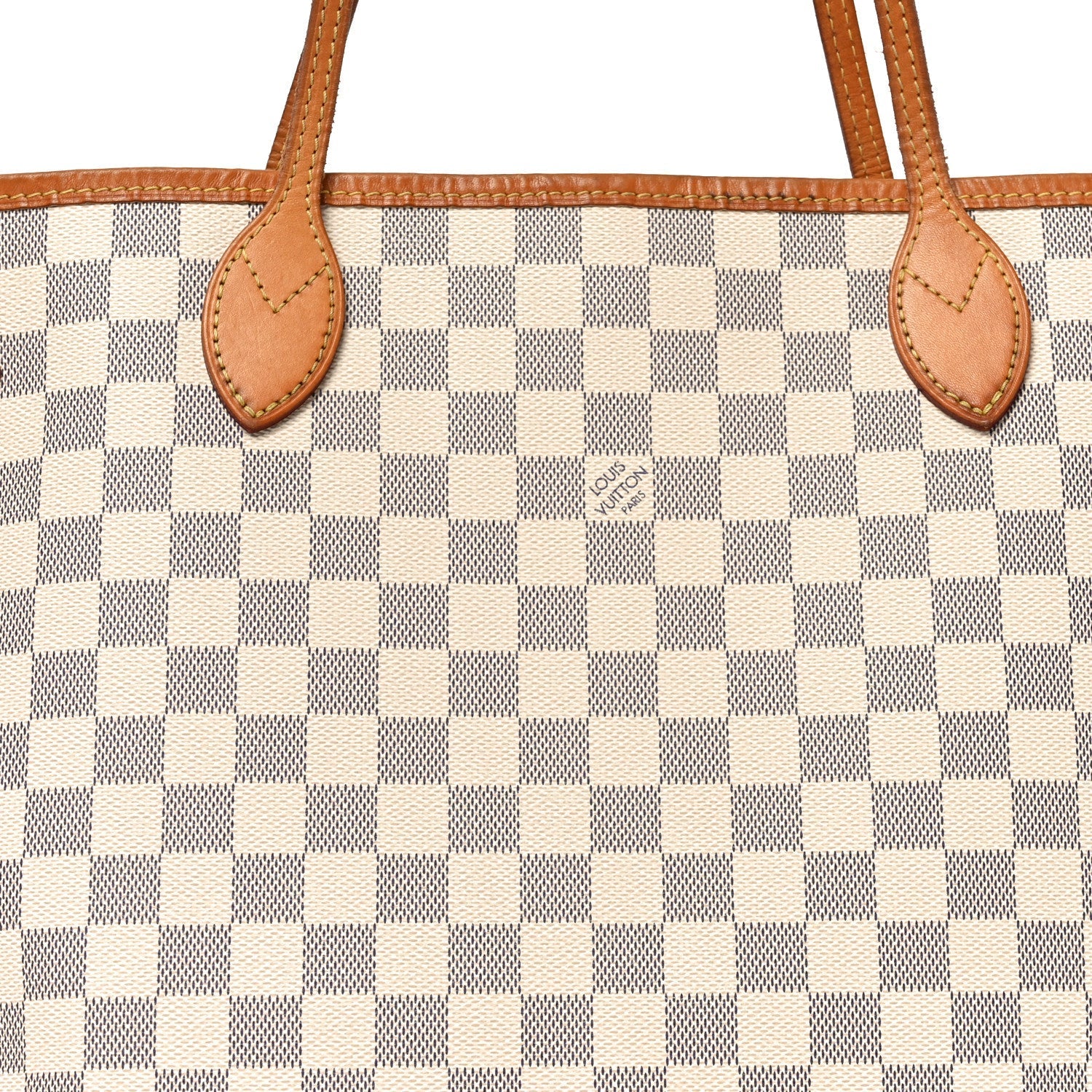 Damier Azur Neo Neverfull MM Rose Ballerine