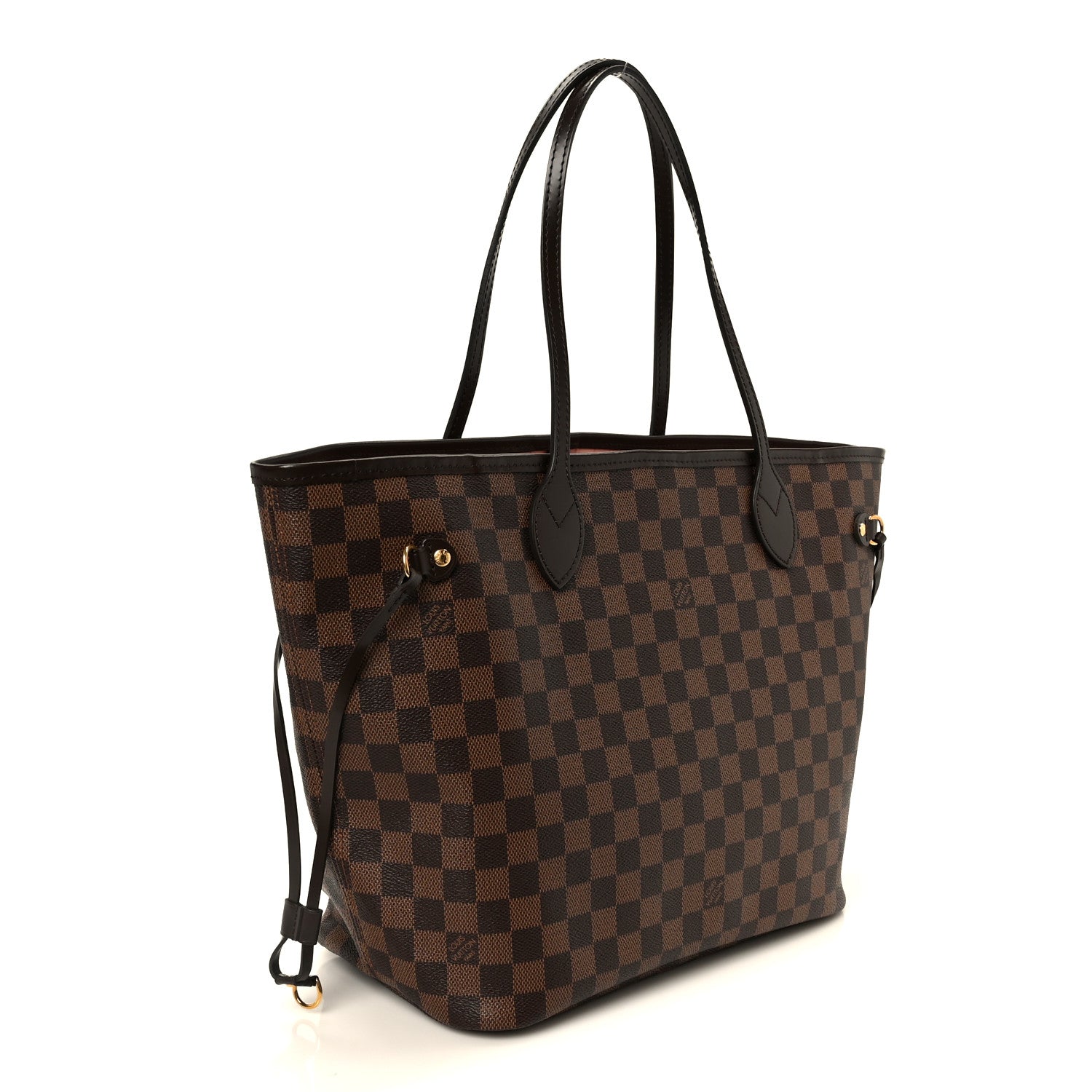 Damier Ebene Neo Neverfull MM Rose Ballerine
