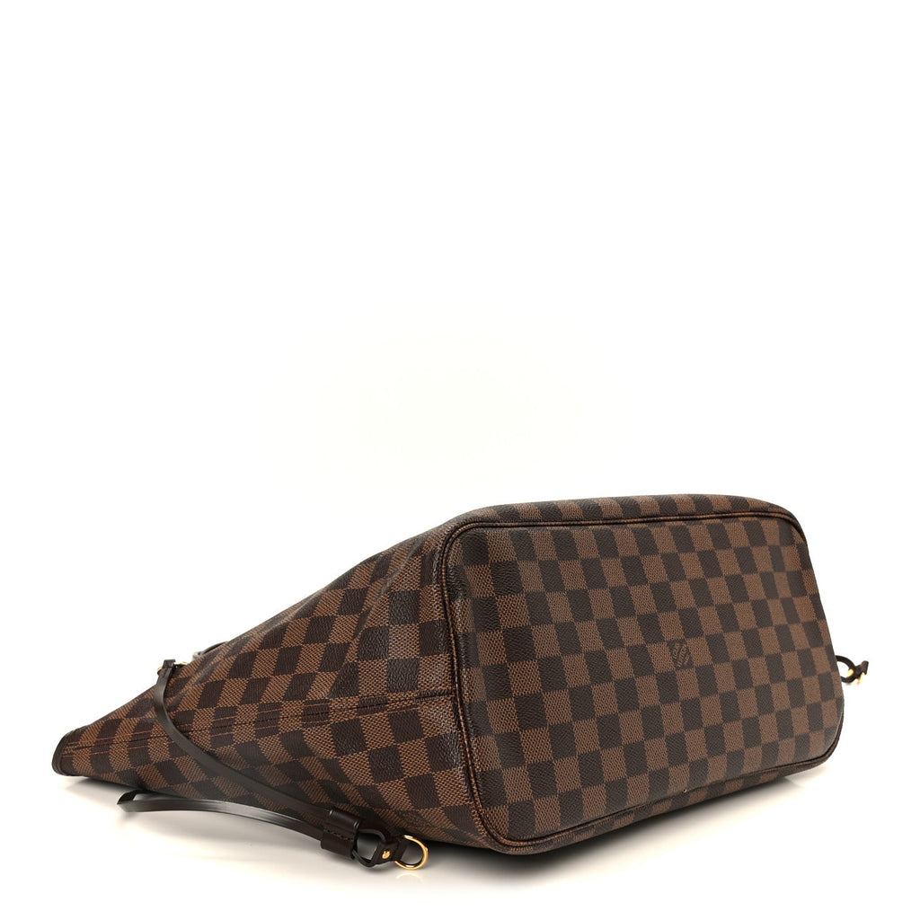 Damier Ebene Neo Neverfull MM Rose Ballerine