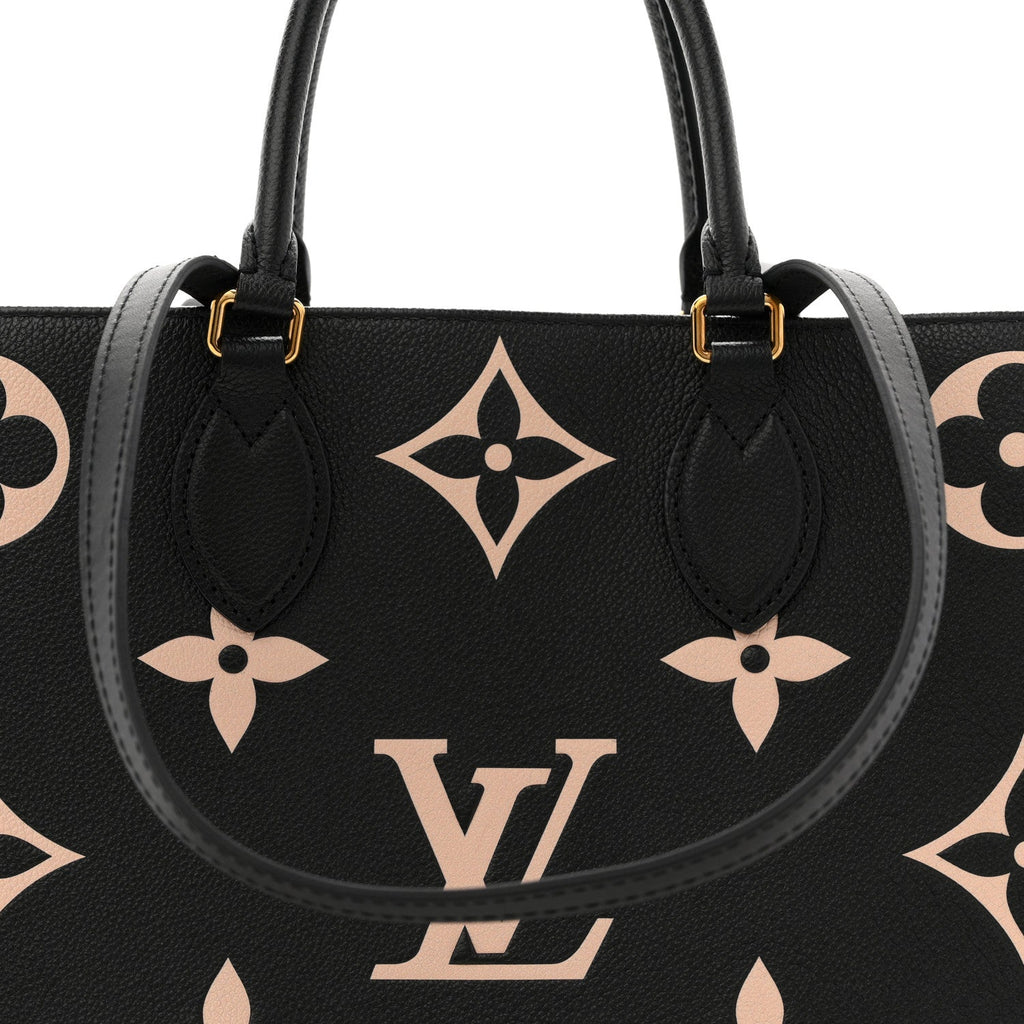 Empreinte Monogram Giant Onthego MM Black Beige