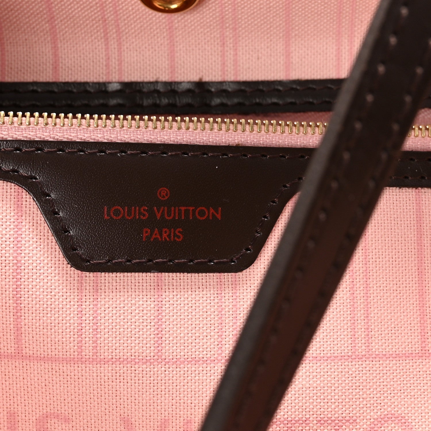 Damier Ebene Neo Neverfull MM Rose Ballerine
