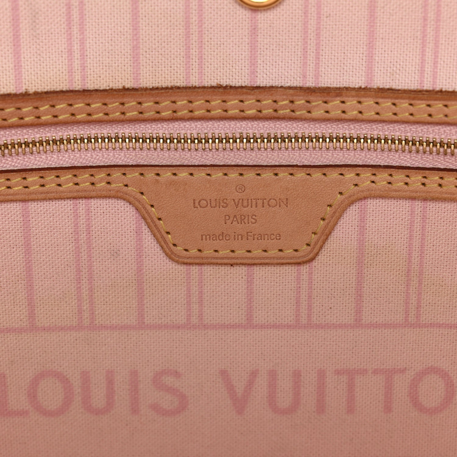 Damier Azur Neo Neverfull MM Rose Ballerine