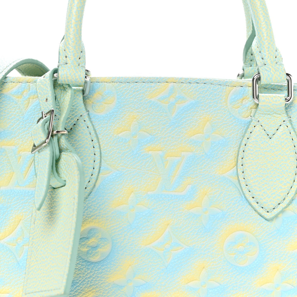 Empreinte Monogram Summer Stardust Onthego PM  Water Green