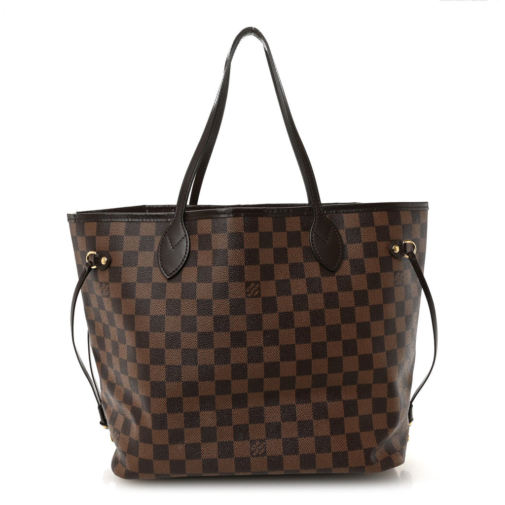Damier Ebene Neo Neverfull MM Rose Ballerine