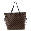 Damier Ebene Neo Neverfull MM Rose Ballerine