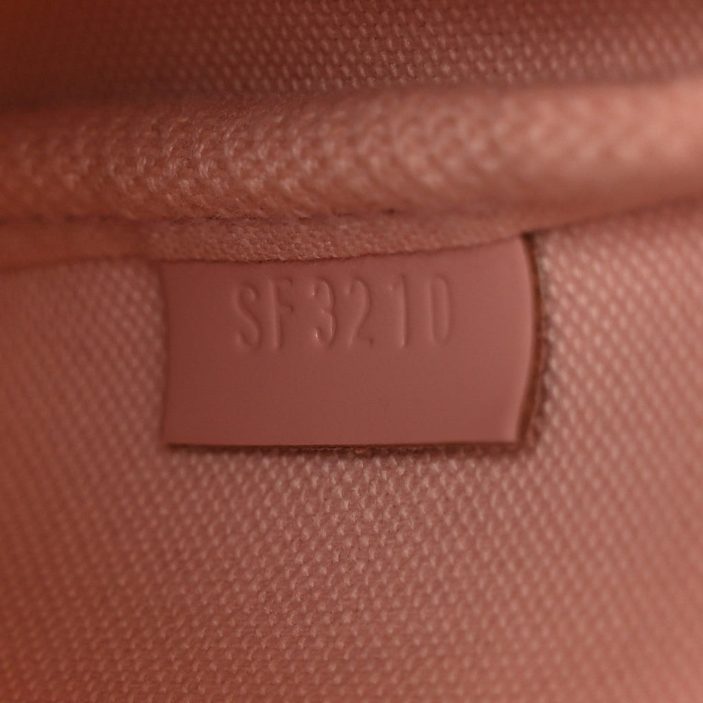 Damier Ebene 2020 Christmas Animation Big Wheel Mini Pochette Accessories Rose Ballerine
