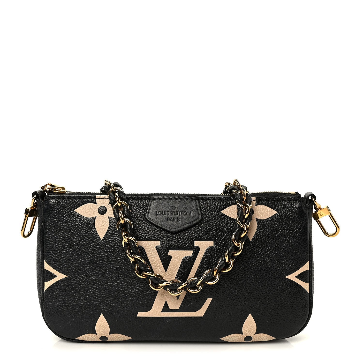 Empreinte Monogram Giant Multi Pochette Accessories Mini Pochette Black Beige