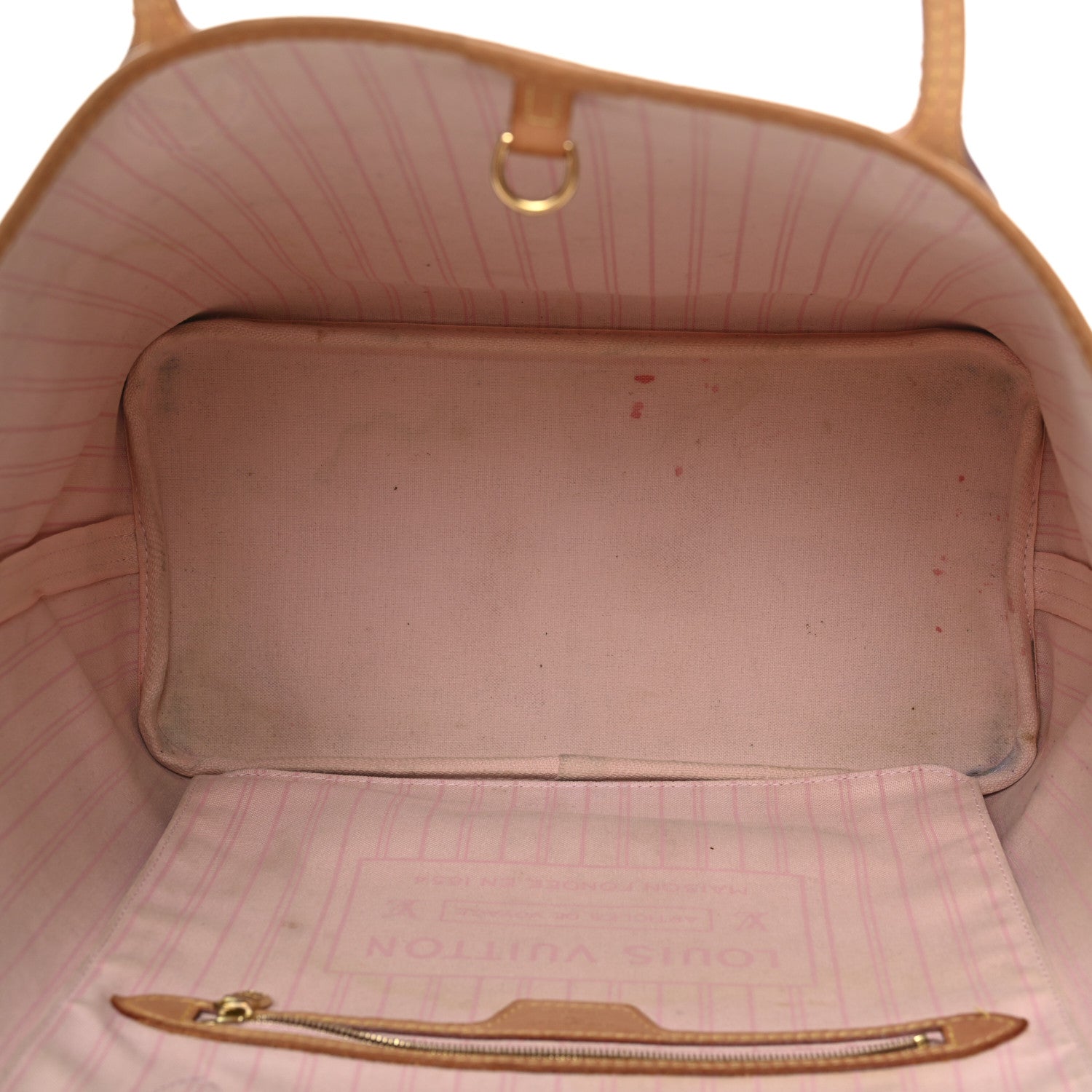 Damier Azur Neo Neverfull MM Rose Ballerine