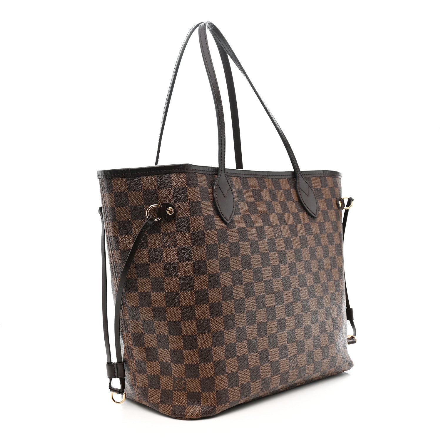 Damier Ebene Neo Neverfull MM Rose Ballerine