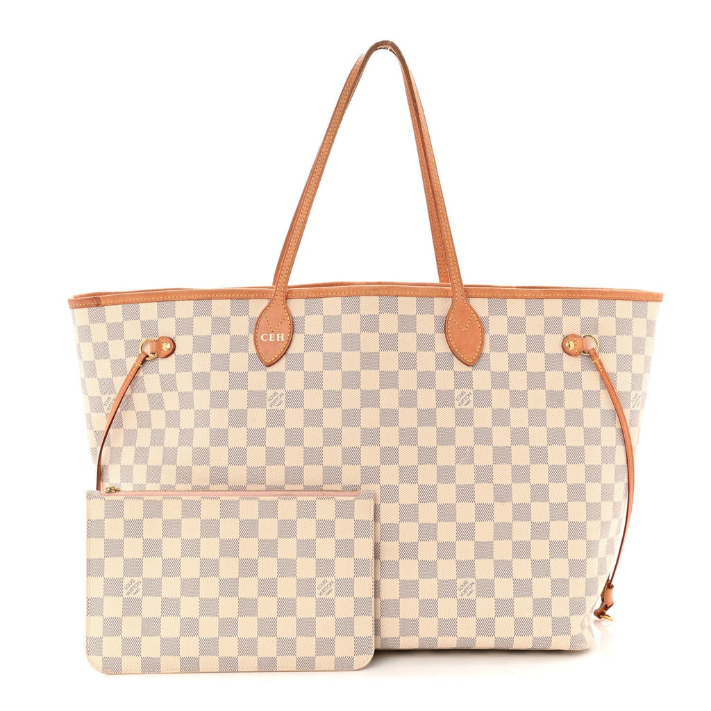 Damier Azur Neo Neverfull GM Rose Ballerine
