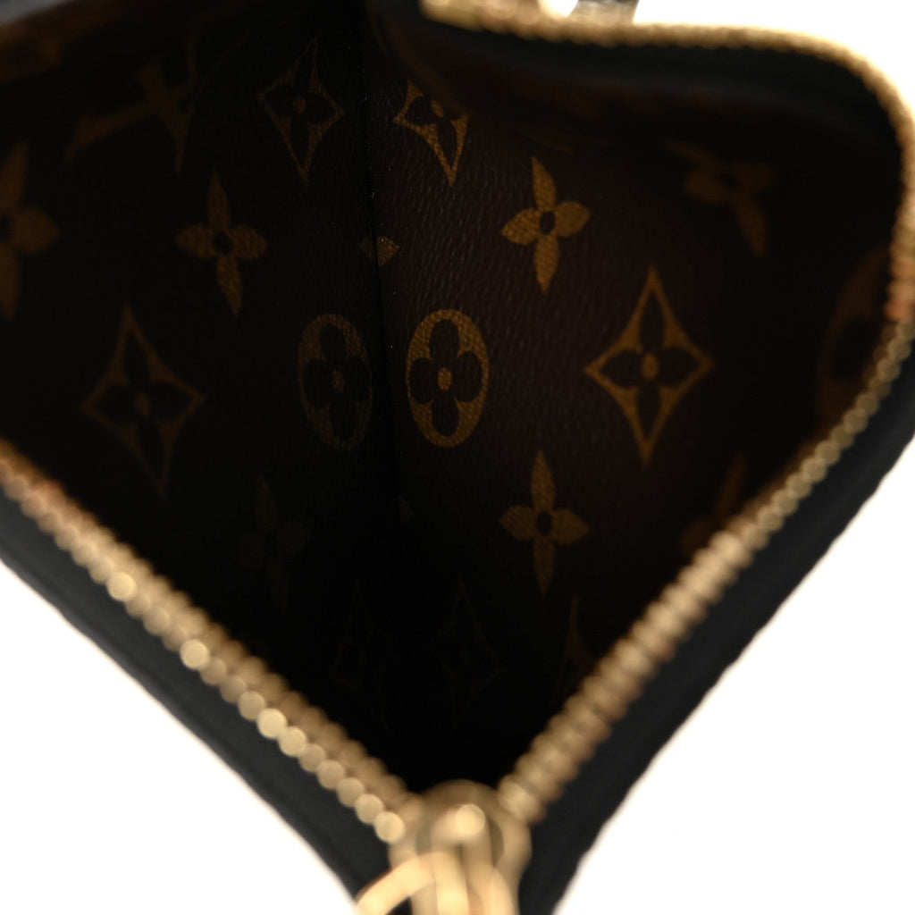 Calfskin Neverfull Inside Out MM Pochette Black