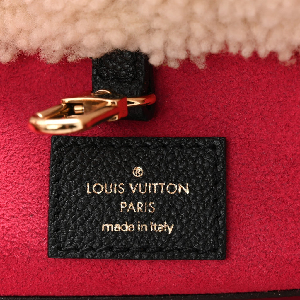 Calfskin Monogram Teddy Neverfull MM Black