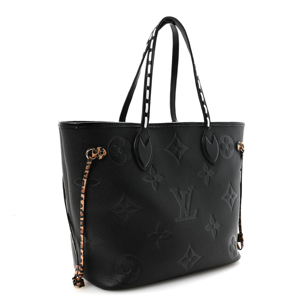Empreinte Monogram Giant Wild at Heart Neverfull MM Black