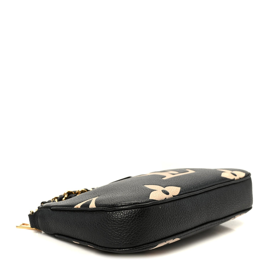 Empreinte Monogram Giant Multi Pochette Accessories Mini Pochette Black Beige