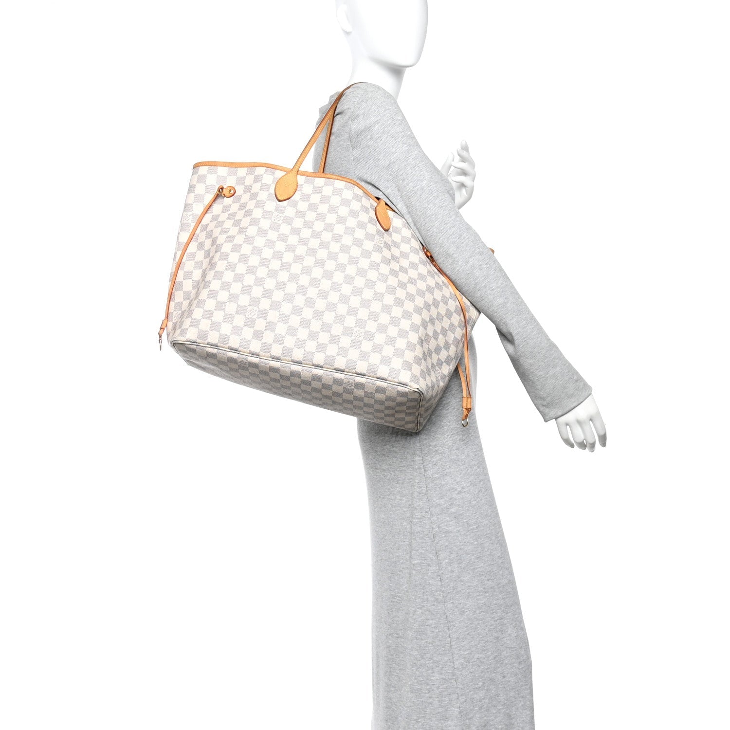 Damier Azur Neo Neverfull GM Rose Ballerine