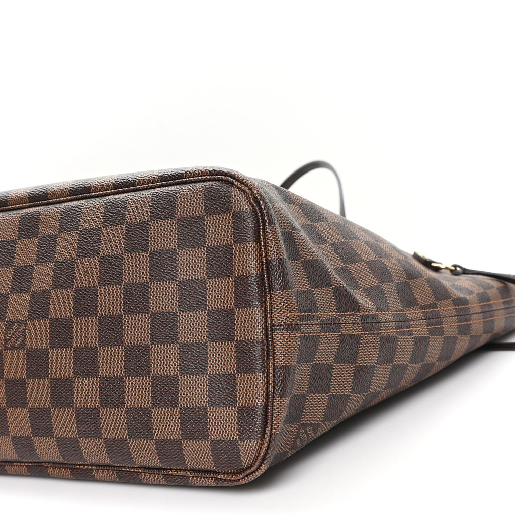 Damier Ebene Neo Neverfull MM Rose Ballerine