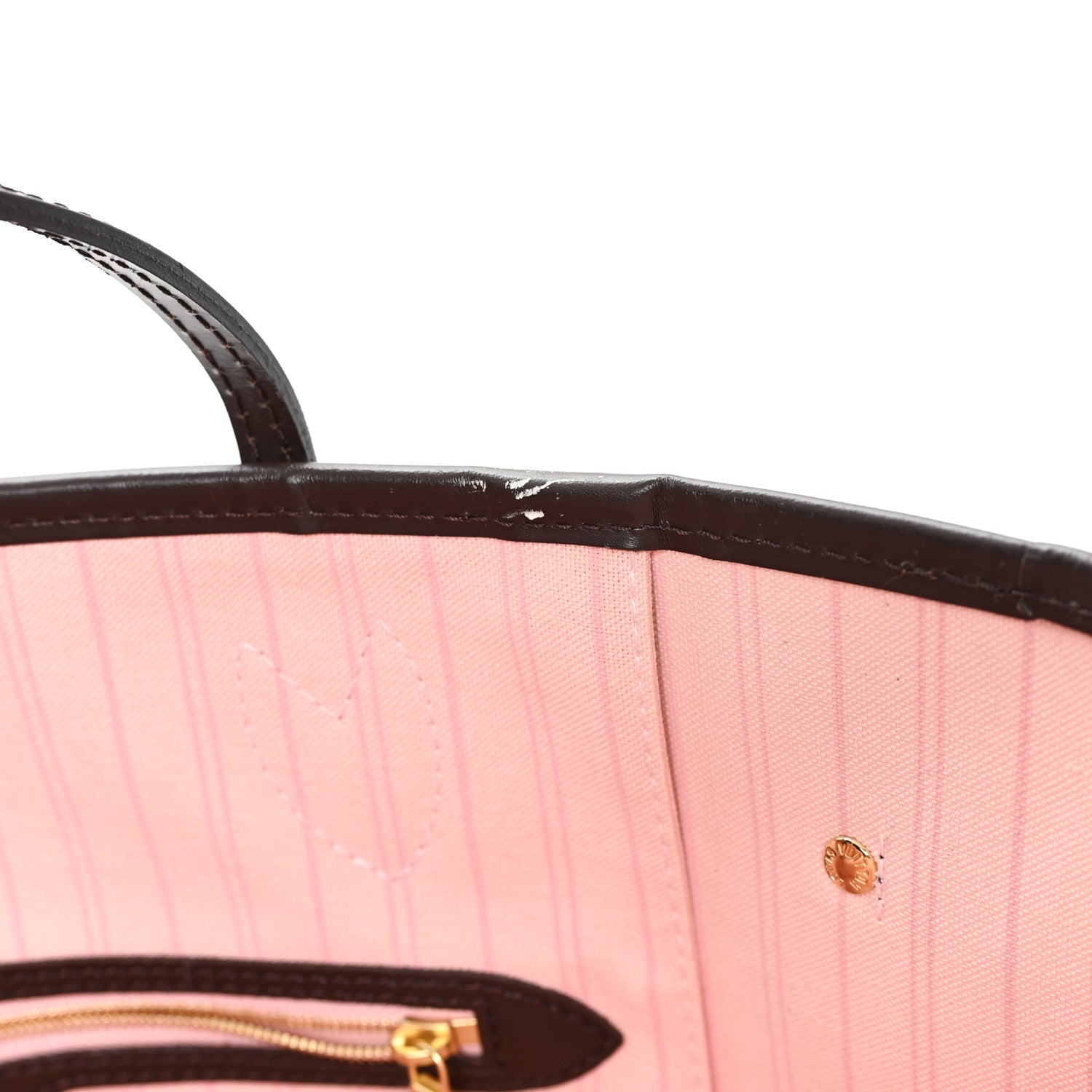 Damier Ebene Neo Neverfull MM Rose Ballerine