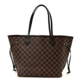 Damier Ebene Neo Neverfull MM Rose Ballerine