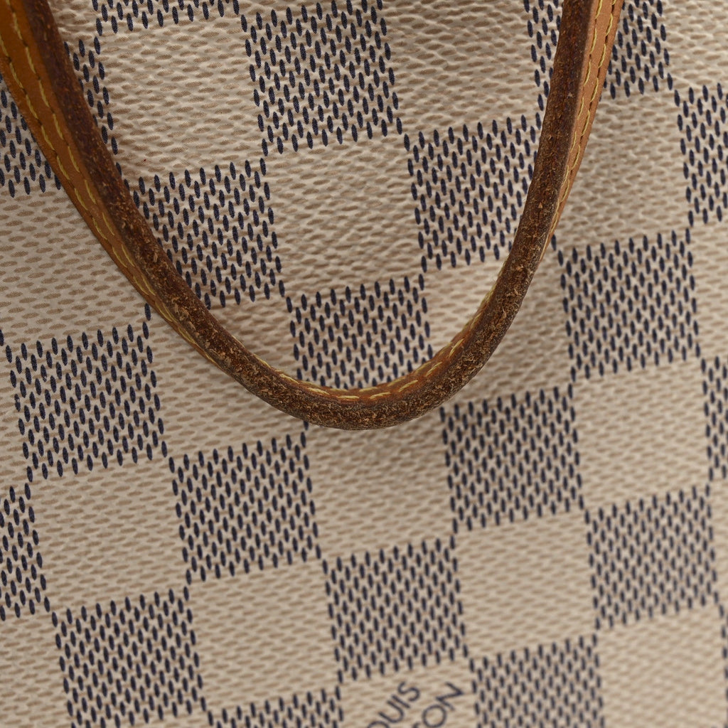 Damier Azur Neo Neverfull MM Rose Ballerine