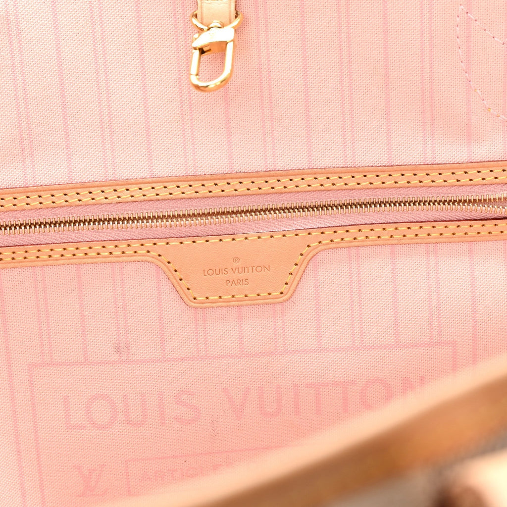 Damier Azur Neo Neverfull GM Rose Ballerine