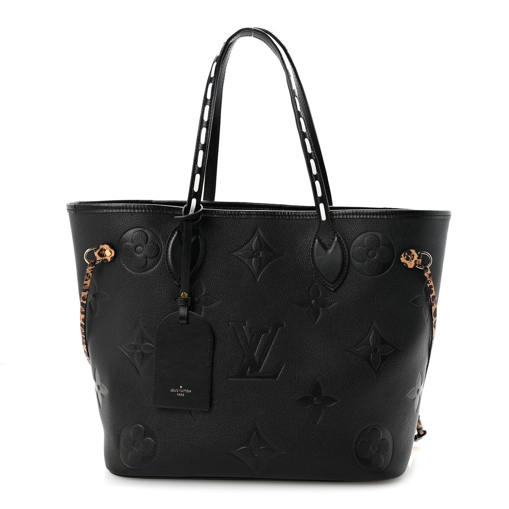 Empreinte Monogram Giant Wild at Heart Neverfull MM Black