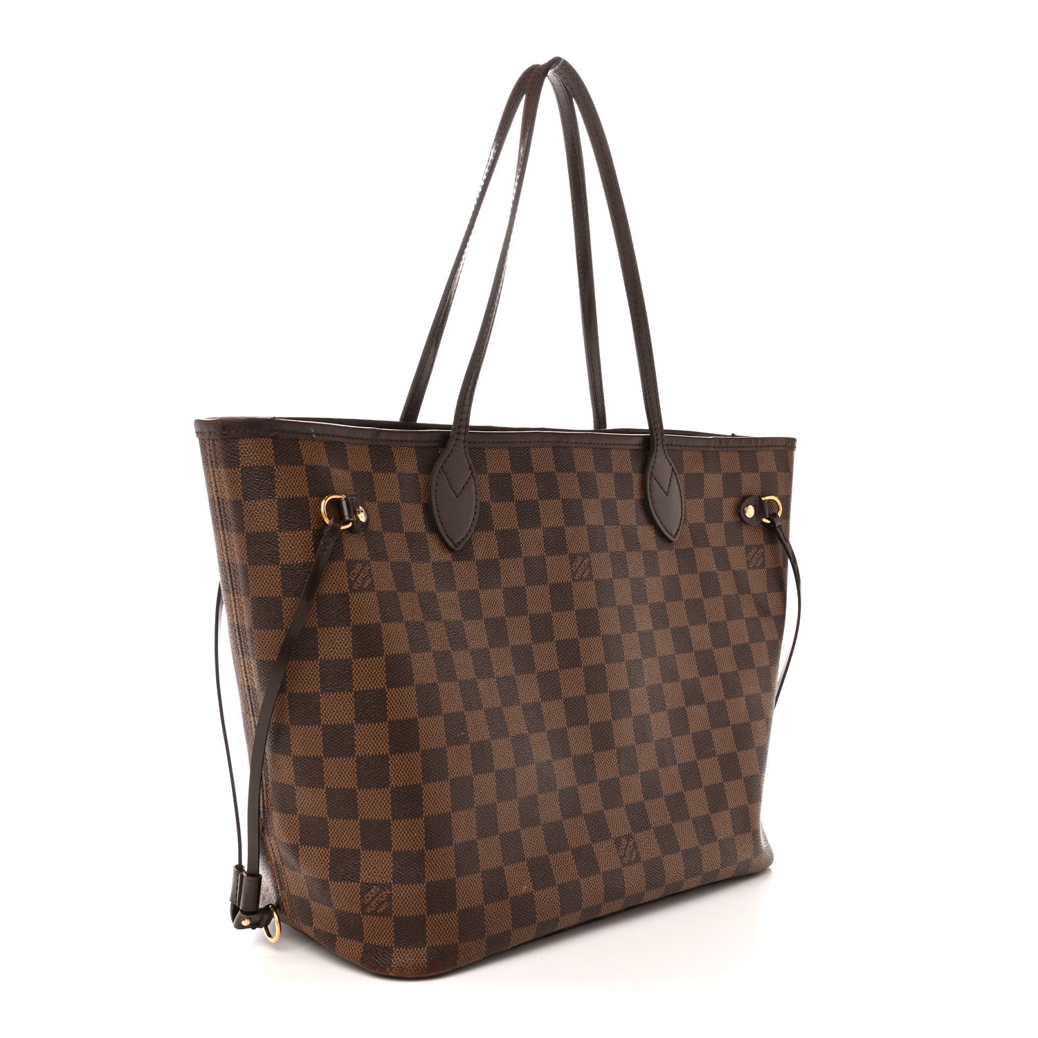 Damier Ebene Neo Neverfull MM Rose Ballerine