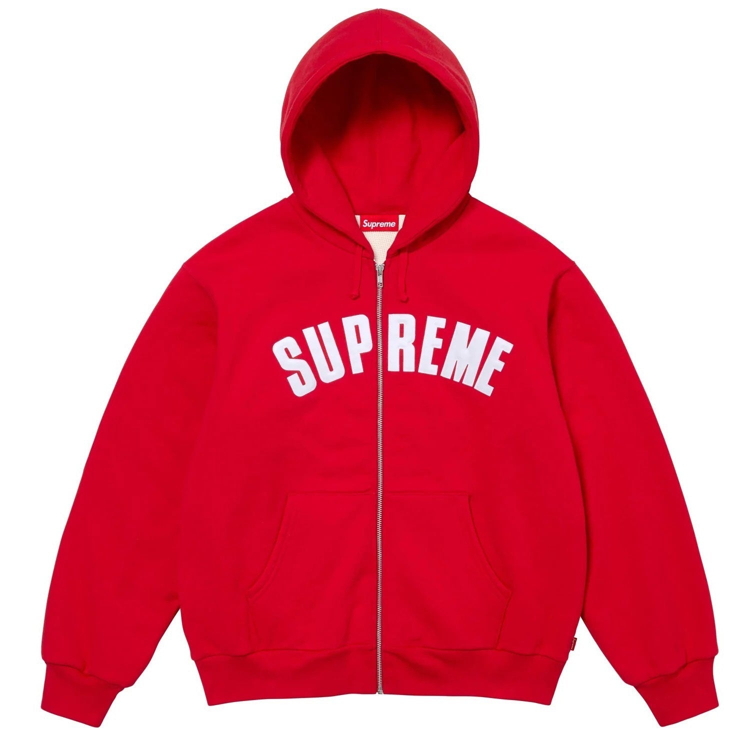 Supreme 25FW Thermal Lined Zip Up Hooded Sweatshirt