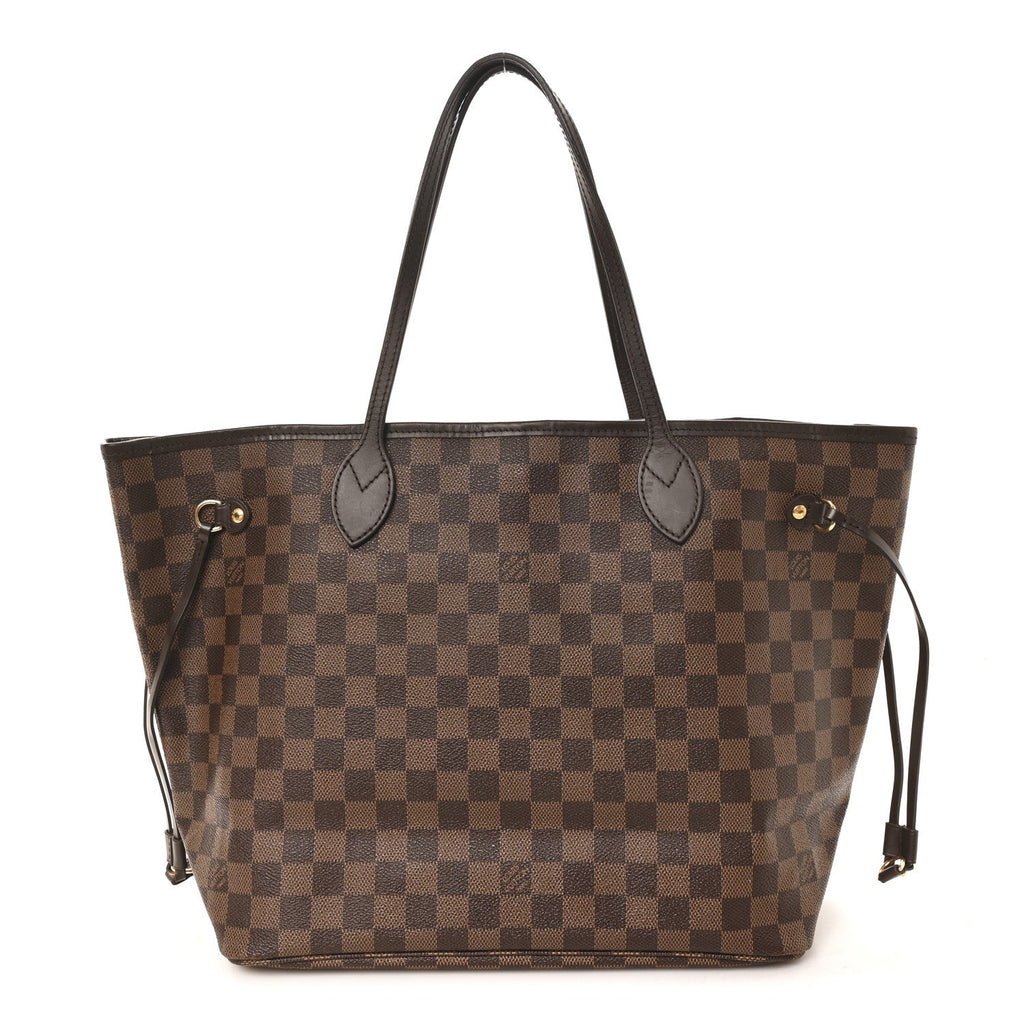 Damier Ebene Neo Neverfull MM Rose Ballerine