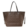 Damier Ebene Neo Neverfull MM Rose Ballerine