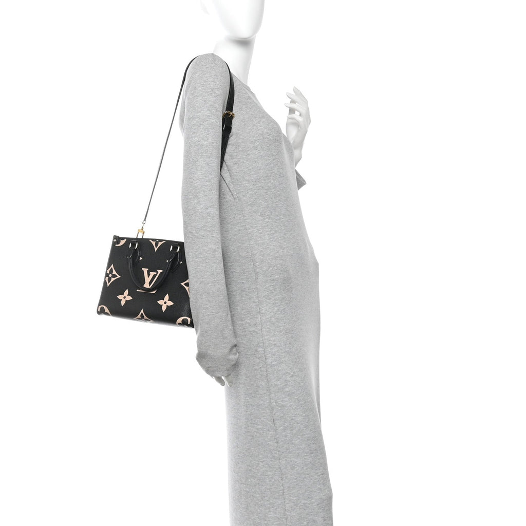 Empreinte Monogram Giant Onthego PM Black Beige