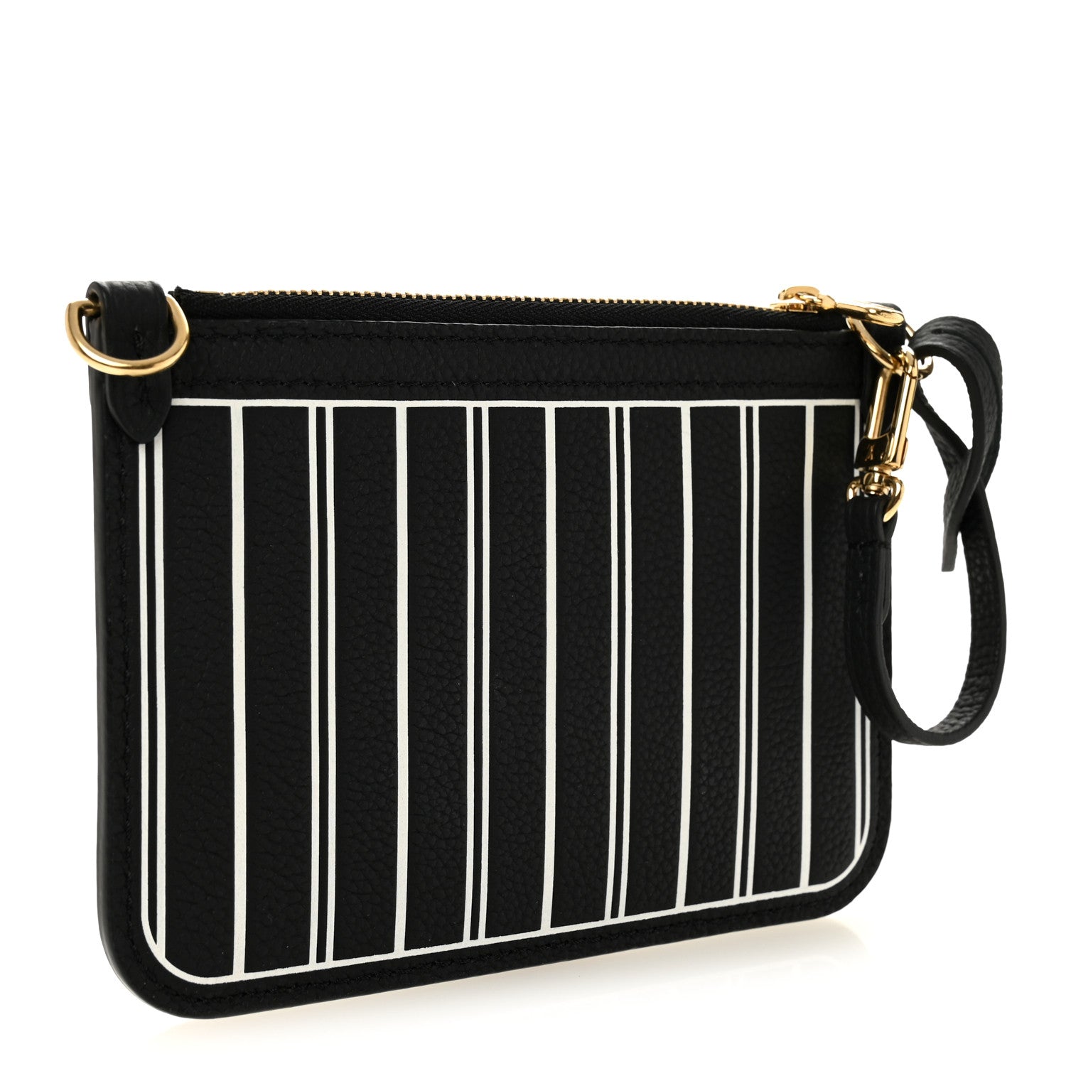 Calfskin Neverfull Inside Out MM Pochette Black
