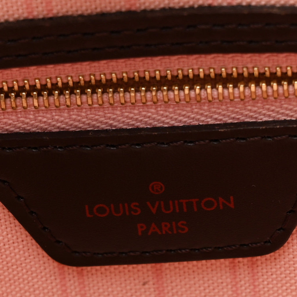 Damier Ebene Neo Neverfull MM Rose Ballerine