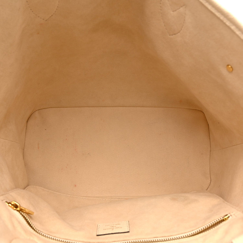 Empreinte Monogram Giant Neverfull MM Cream