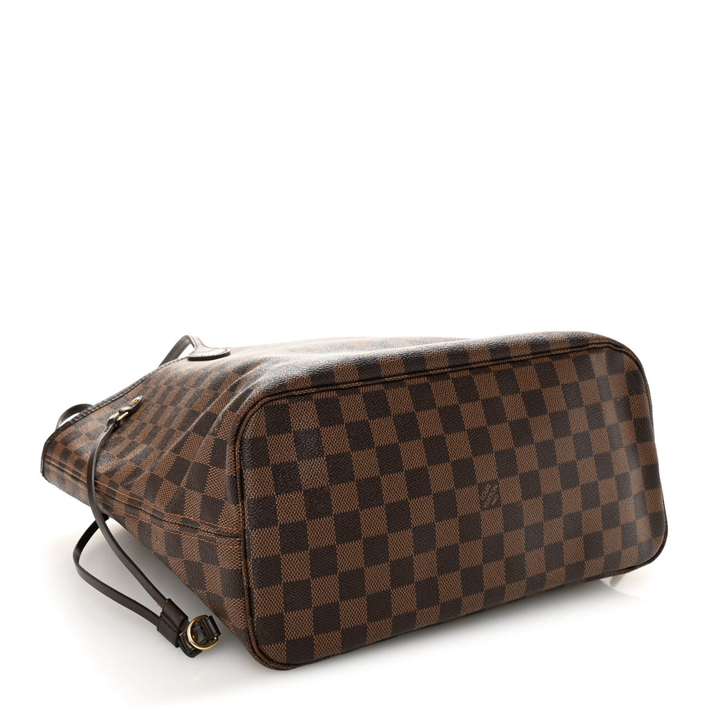 Damier Ebene Neo Neverfull MM Rose Ballerine